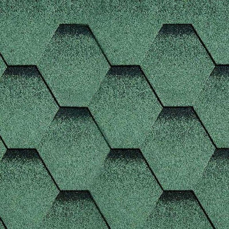 Мягкая черепица Katepal Katrilli (Катрилли), зелень моховая Мягкая черепица Katepal Katrilli (Катрилли), зелень моховая